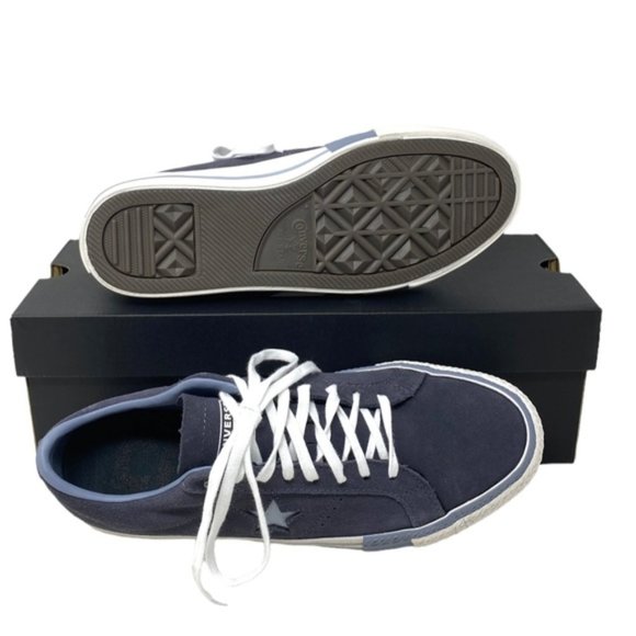 Converse One Star Pro Suede Shoes Gray For Women Low Top Casual Sneakers A07972C - Picture 3 of 9